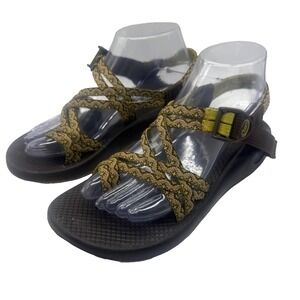 Chaco Sandals Shoes Womens Size 8 Brown Strappy Gorpcore Hiking Vibram‎ Sport